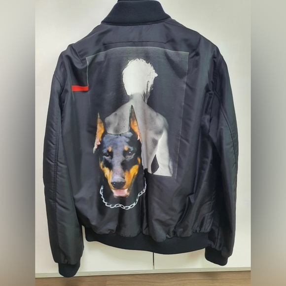 GIVENCHY DOBERMAN BOMBER JACKET SIZE 50 / LARGE - Picture 1 of 5